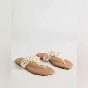 NWT TORRID Macrame Flip-Flop (WW)